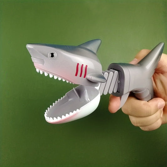 Funny Human Shark Bite Toy Hand Clip Decompression Toy