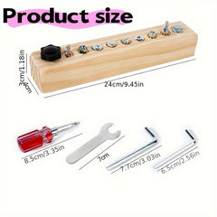 Kids Screwdriver and Screw Training Busy Board Toy