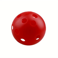 High Elastic Outdoor Pickleball Ball 26 Holes Colorful Soft Performance Comfort