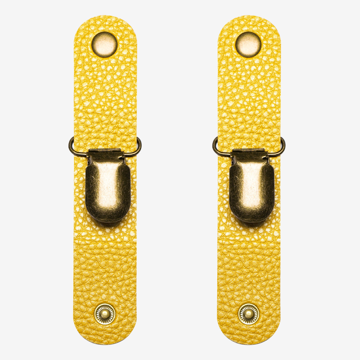 2Pcs Leather Hat Clip Bag Holder for Handbag Backpack Luggage