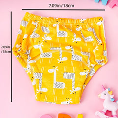 Family Animal Printed Cotton Baby Night Nappy Panties