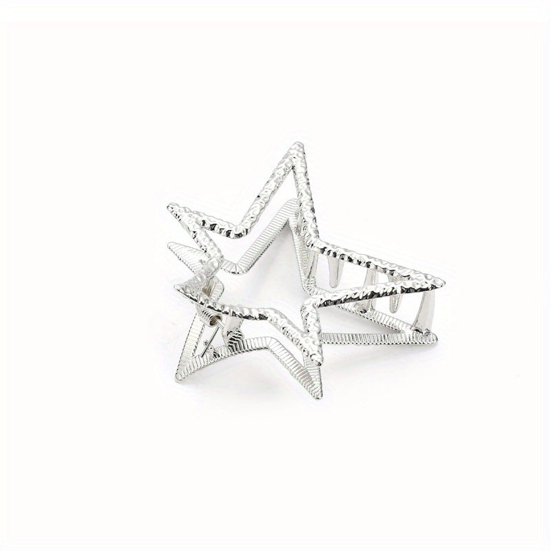 Heart Shaped Hair Claw Hollow Nonslip Hair Claw For Ponytail