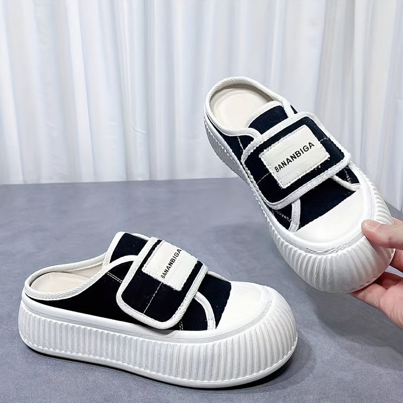 Women's Slip-On Platform Mule Sneakers