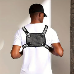 Men's Hip Hop Chest Bag Tactical Chest Rig Vest Bags