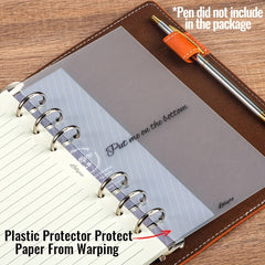 Calendar Index Sticker Self Adhesive Divider With A6 Plastic Protector