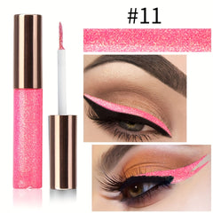 16 Colors Sparkling Diamond Eyeliner Pen High Saturation Eye Makeup Tool