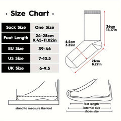 Men's Compression Sport Socks Nylon Blend Sweat Absorbing Breathable Socks