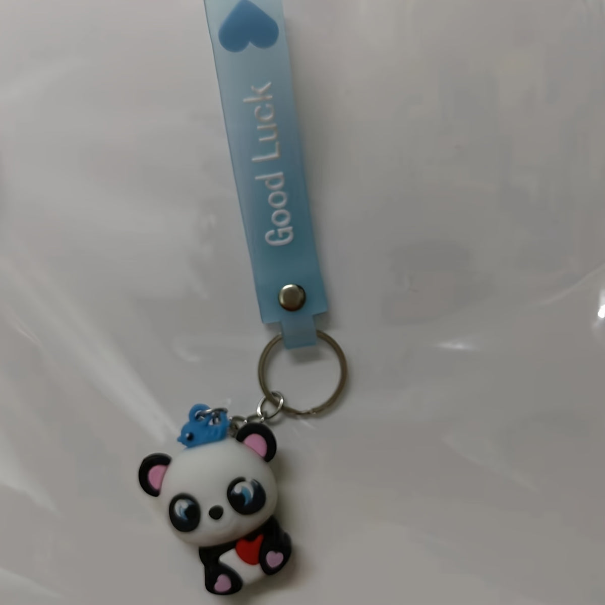 Panda Doll Keychain Pendant Car Bag Decoration