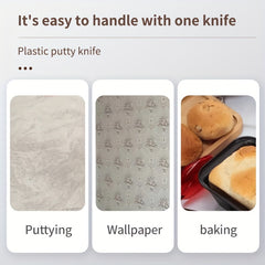 3pcs Plastic Paint Scraper Set Spackle Tool