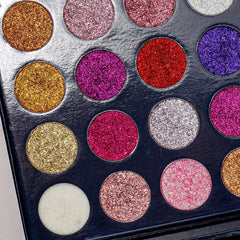 24 Shade Eyeshadow Palette Pressed Glitter Ultra Shimmer Long Lasting