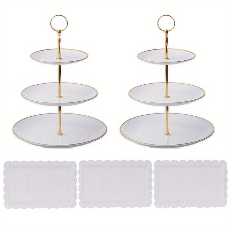 5 Pcs Cake Stand Set Cupcake Stand Set Dessert Table Display Set