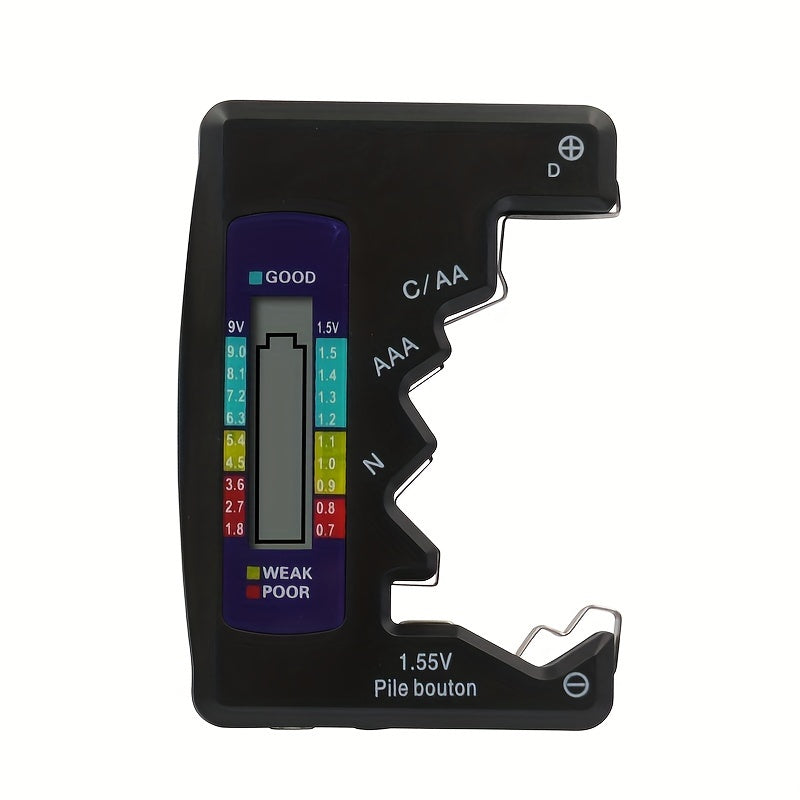 Digital Battery Tester for AAA CAA D 1 5V Button Cell Batteries