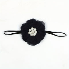 2pcs Baby Shorts Cashew Flower Satin PP Pants Sunflower Headband Set