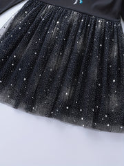 Sequins Unicorn Tutu Dress For Girls Tulle Ruffle Comfort Fit