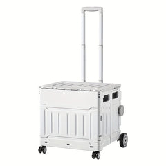 Foldable Utility Cart With Wheels Portable Heavy Duty Shopping Cart