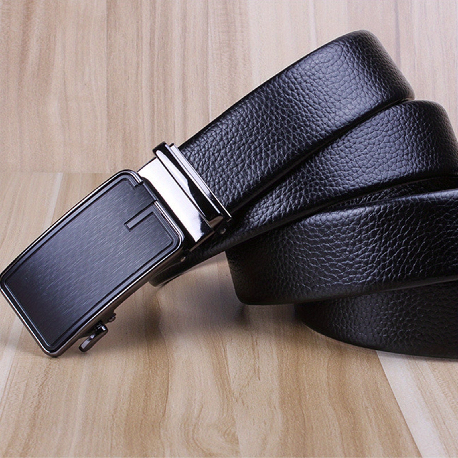 Two Layer Cowhide Leather Belt for Men