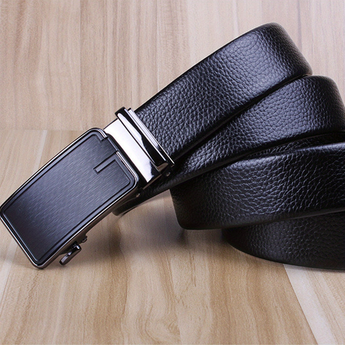 Two Layer Cowhide Leather Belt for Men