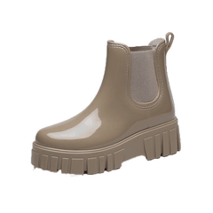 Women's Non Slip Rubber Rain Boots Comfortable Waterproof Solid Water Boots