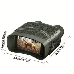 Night Vision Binoculars Large Screen 32GB Memory Card & Lithium Battery