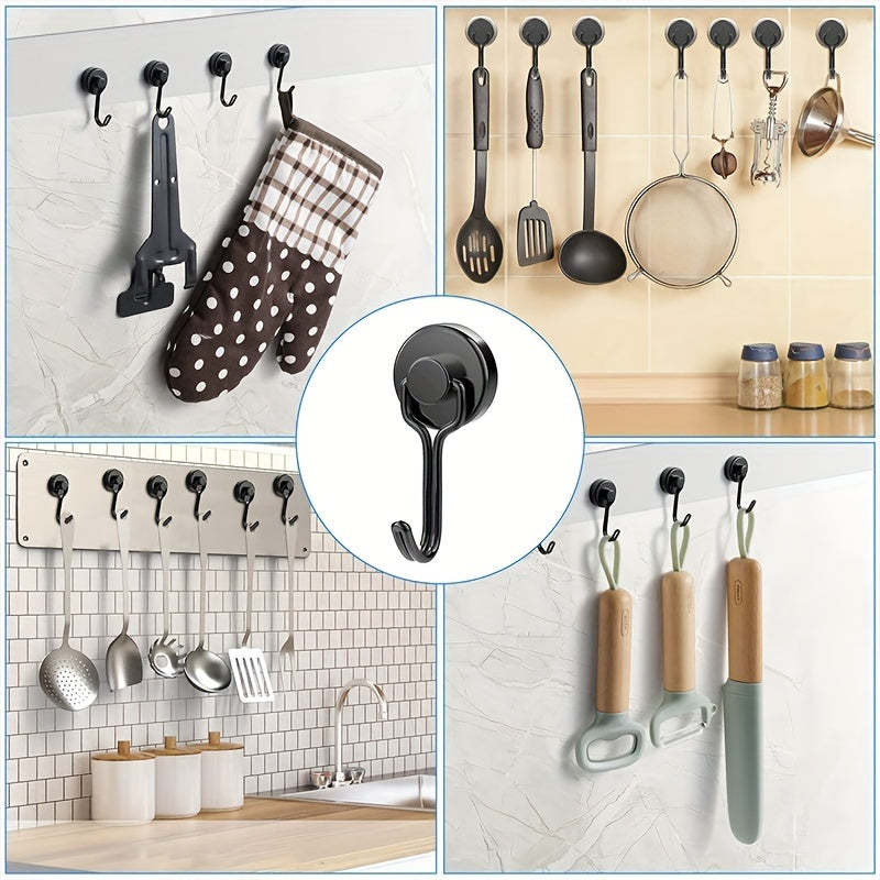 Neodymium Magnet Hooks Anti Rust Heavy Duty for Indoor Outdoor Hanging