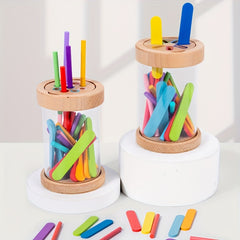 Wooden Recognition Sticks for Toddlers - Sensory Training Educational Toy