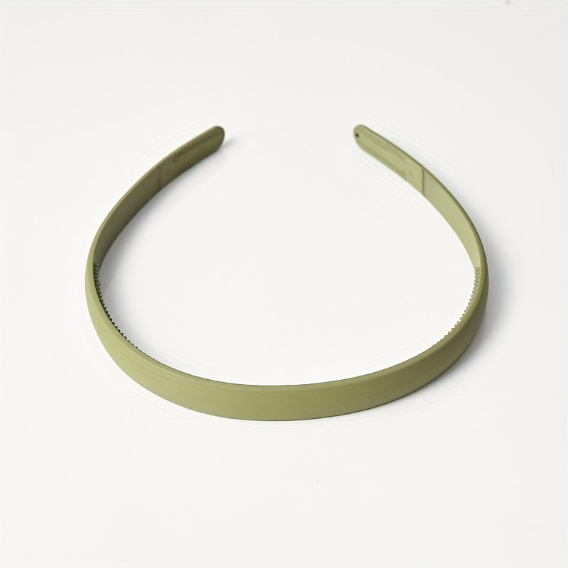 9pcs Matte Solid Headband Nonslip Head Hoop Sweet Headdress Hair Accessories