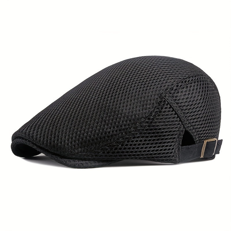 Beret Men's Summer Thin Mesh Breathable Sun Protection Hat