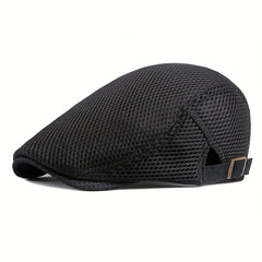 Beret Men's Summer Thin Mesh Breathable Sun Protection Hat