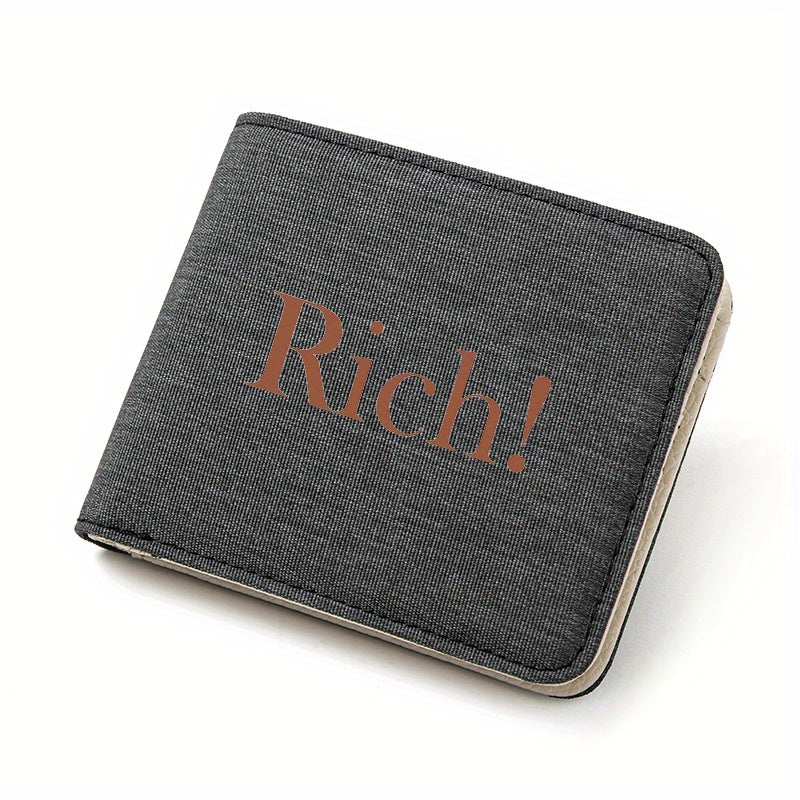 Men's Business Wallet card Slot RICH Solid Wallet