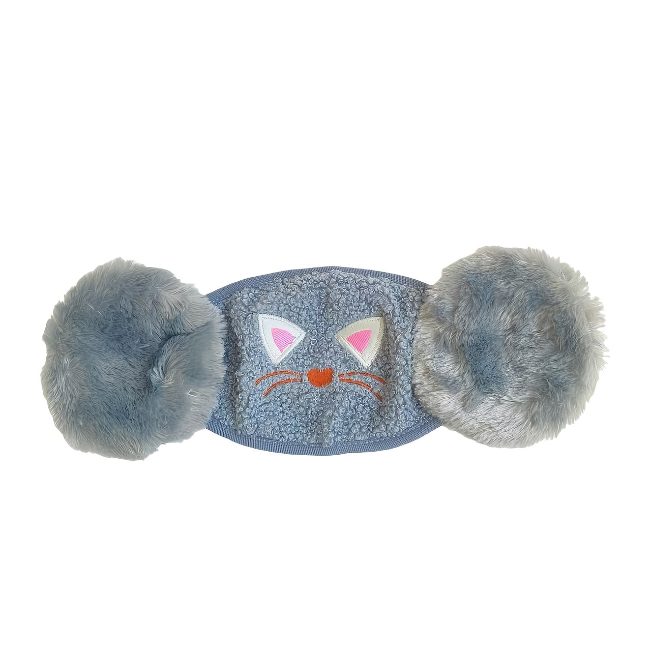 Women's Winter Cat Ear Face Mask with Detachable Ears & Elastic Band Animal Ear