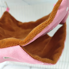 Doublelayered Hamster Hammock Cozy Bed for Small Animals