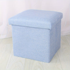 Fabric Storage Stool Can Sit Two way Use functional Board Stool