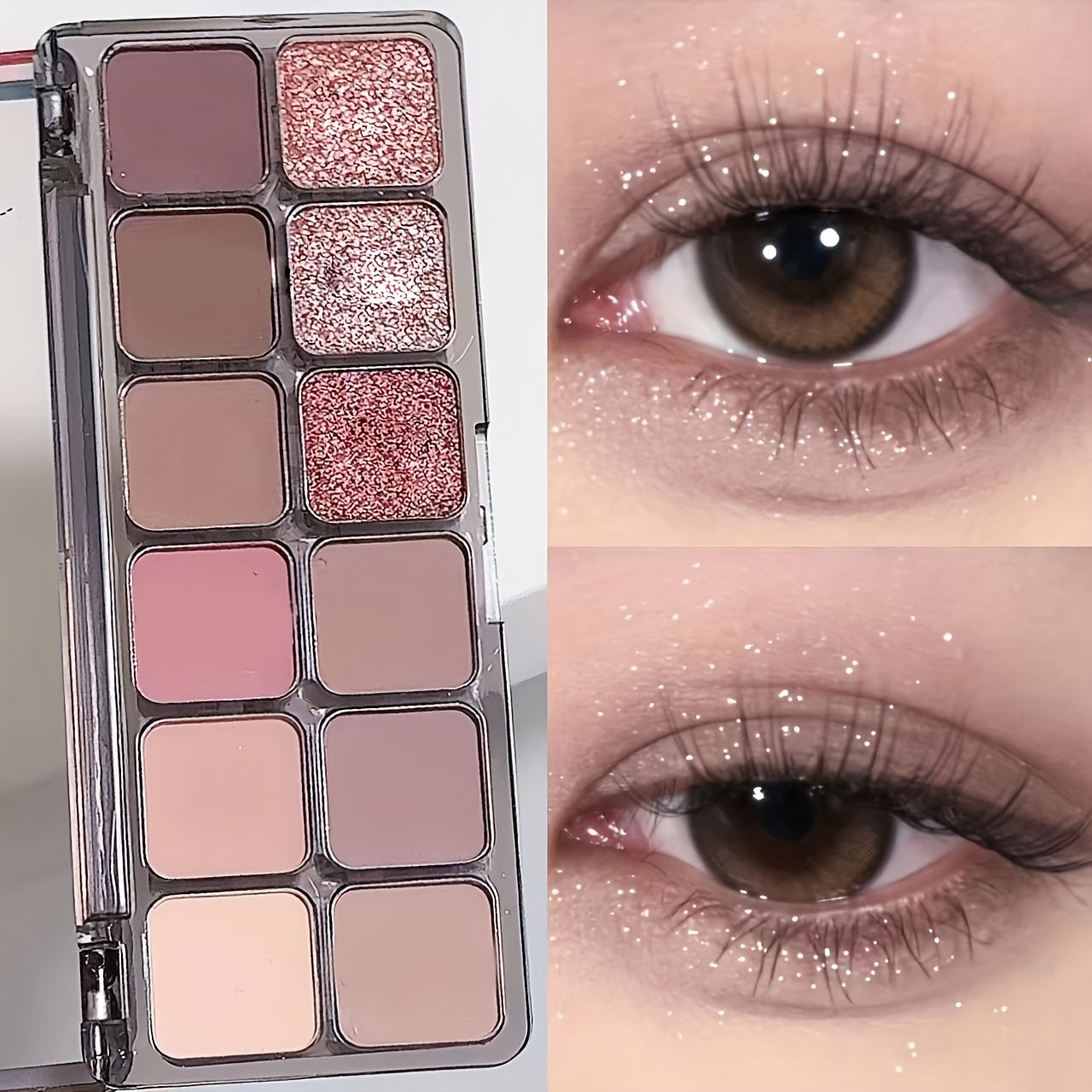 BAOZLAN Nude & Pink Eyeshadow Palette Matte & Shimmery Finish