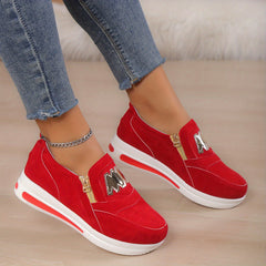 Women's Casual Platform Slip On Sneakers