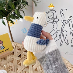 Mr Bean Teddy Bear Keychain Squeaking Pendant Cartoon Doll