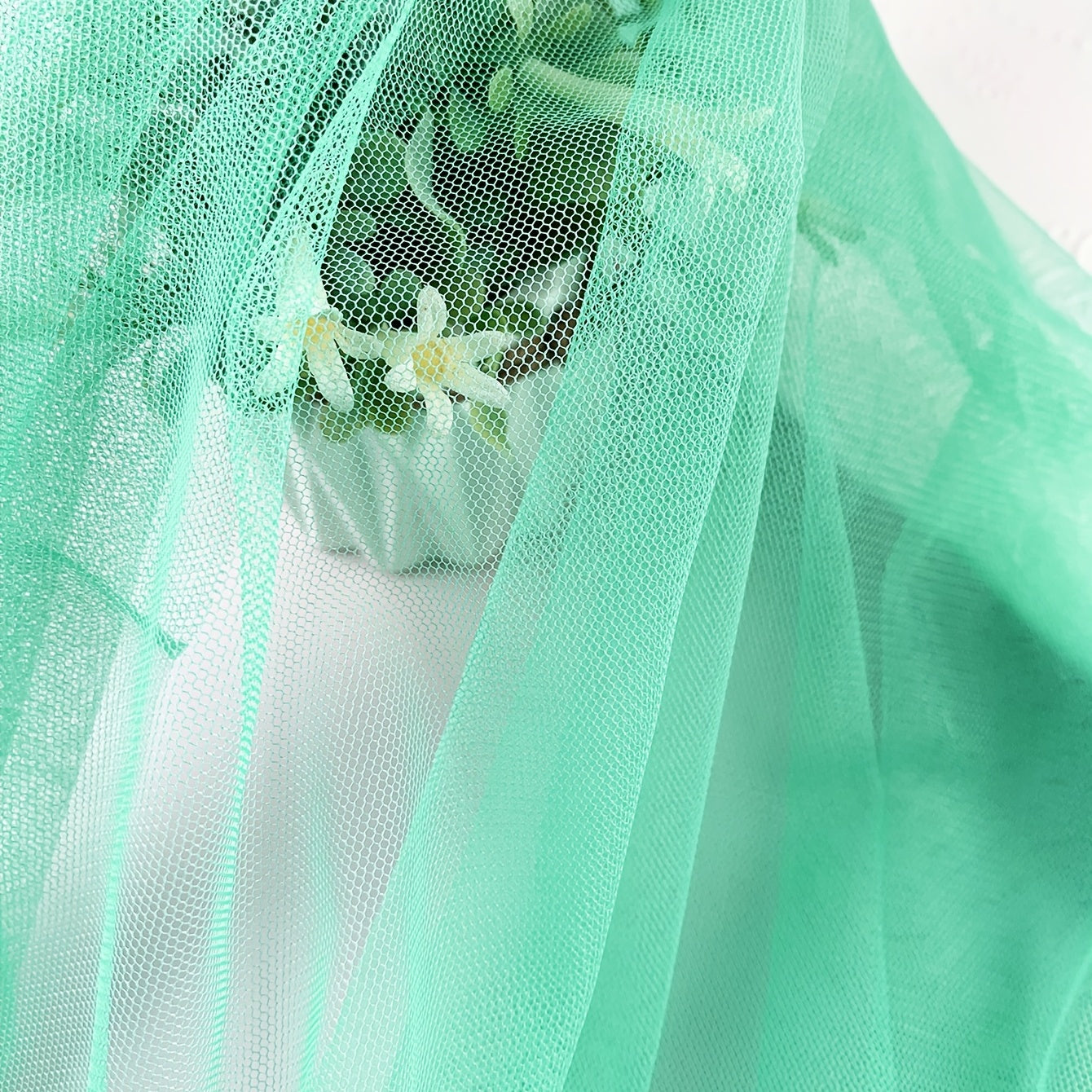 Green Mesh DIY Costume Wedding Dress Headwear Accessory