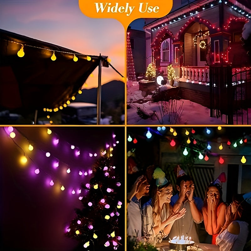 40 LED Remote Control Fairy Light Strings - Waterproof Globe Starry Sky Light