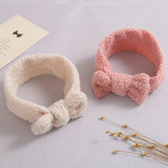 Plush Bow Headband Hairband Hair Accessories For Girls