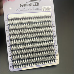 200Pcs 30D 9-16mm D Curling Cluster Individual Lashes Lash Extensions