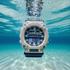Youth Sport Watch Digital Display Alarm Stopwatch Yellow