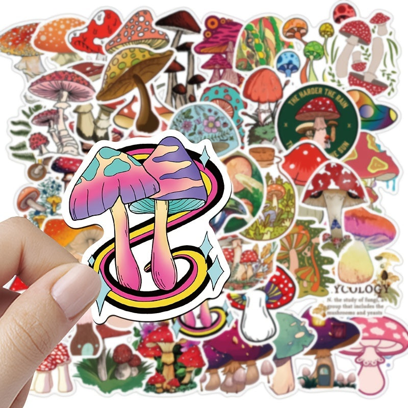 50pcs Doodle Stickers Waterproof for Journals Suitcases Phones