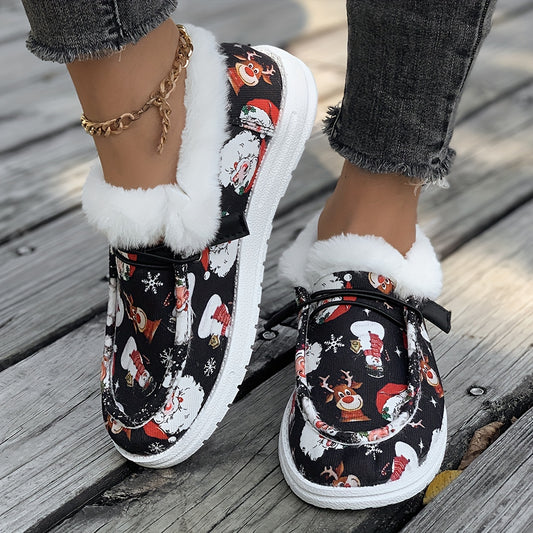 Women's Christmas Snow Boots Plush Comfort & Warmth