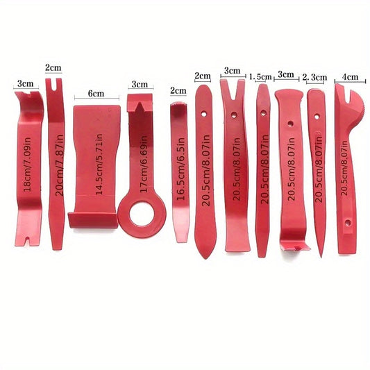 11pcs Car Trim Removal Tool Kit No Scratch Plastic Pry Fastener Clip Molding