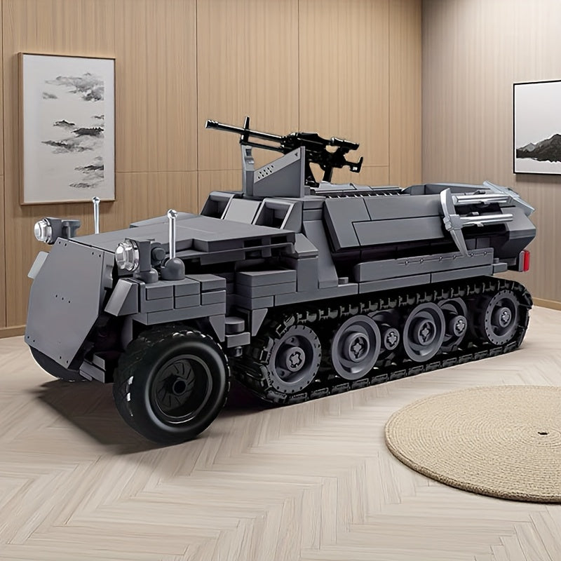 Creative Tank Building Blocks Set Home Decorations