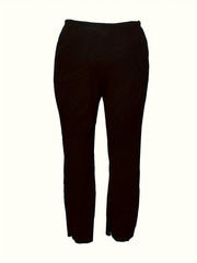 Women's Plus Size Straight Leg Casual Pants
