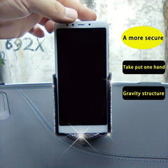 Diamond Studded Phone Holder Car Dashboard Ornament Car Accessories