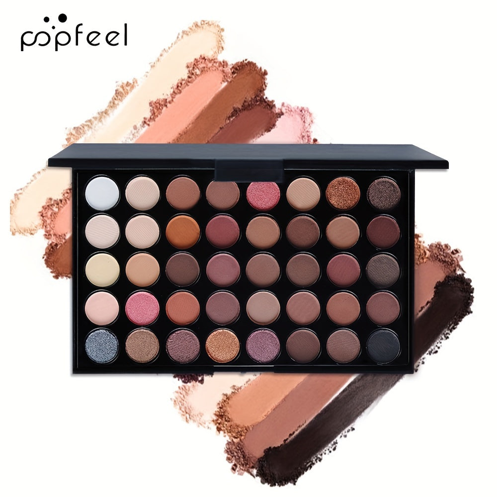 40-Color Eyeshadow Palette Set with Brushes for Stunning Makeup