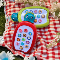 Dinosaur Music Phone Toy Touchscreen Lullabies Numbers Animals Fruit