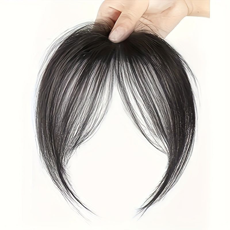 Women's High Temp Synthetic Hair Topper with Side Bangs