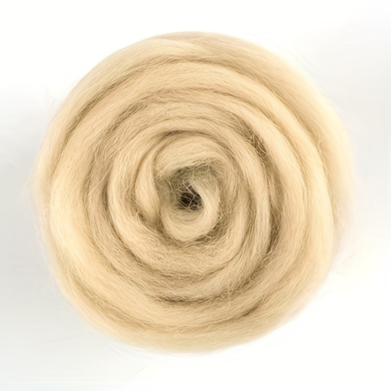 10 Colors Brown Animal Series Wool Roving for Needle Wool Felt DIY